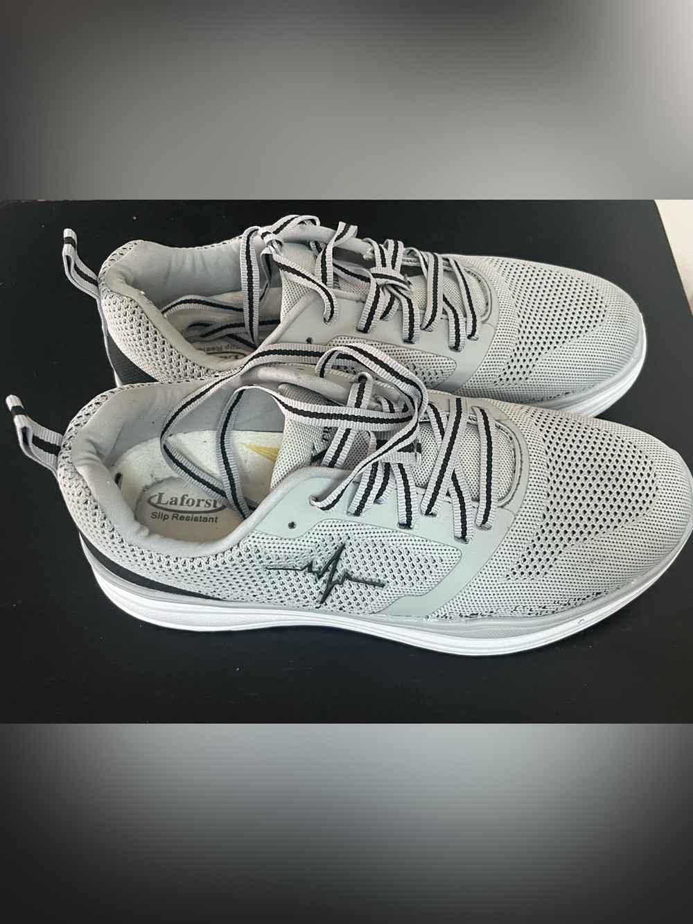 Lightweight Gray Mesh Men's Athletic Sneakers